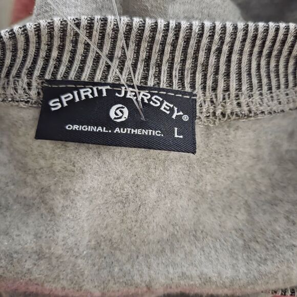Spirit Jersey Ladies Gray and Pink Cozy Fleece Sounvenir Sweatshirt Sz L - Picture 11 of 14
